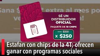 Estafan con chips de la 4T; ofrecen ganar con programas sociales