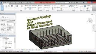 Isolated Footing and Rebar Placement in Revit Structure