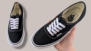 HOW TO LACE VANS AUTHENTIC (STANDARD WAY)