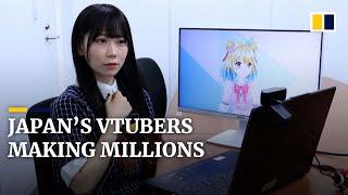 Virtual YouTubers behind famous avatars in Japan make millions from superfans