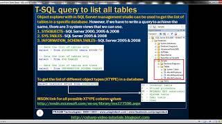 List all tables in a sql server database using a query  Part 65
