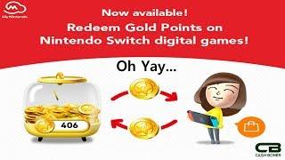 My Nintendo Program Update - Use Gold Points Towards Switch eShop Purchases