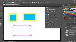 ROUNDED RECTANGLE TOOL  | Adobe Photoshop Tutorial