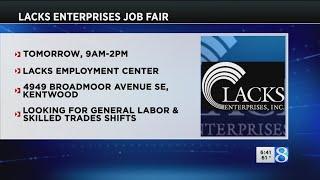 Manufacturing job fair happening tomorrow