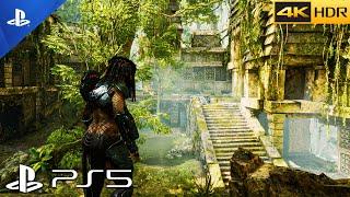 (PS5)Predator: Hunting Grounds Female Predator Gameplay | ULTRA Realistic Graphics [4K 60FPS HDR]