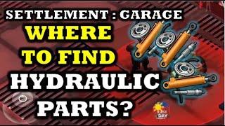 "HYDRAULIC PARTS" & WHERE TO GET IT (for SETTLEMENT: Garage) - Last Day On Earth: Survival