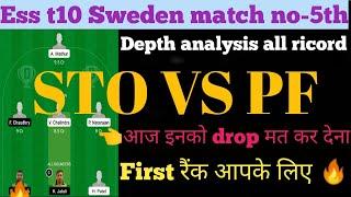 sto vs pf dream11 |sto vs pf ecs t10 dream11 team prediction |ecs t10 dream11 team of today match