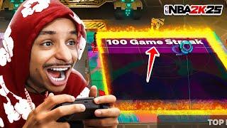 I WENT ON A 100 GAME WINSTREAK LIVE NBA 2K25 + RONNIE 2K GIVES US 2K LOGO & FACESCAN