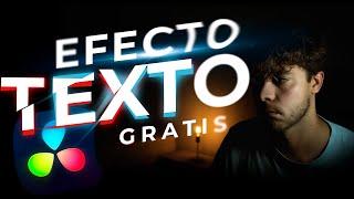 4 EPICOS Efectos de Texto para VIDEOS | Davinci Resolve Gratis