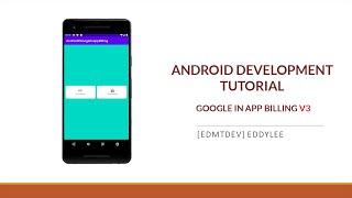 Android Studio Tutorial - Google In App Billing V3