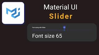 React JS Material UI - Slider