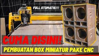 Proses Pembuatan Box Miniscoop Miniatur di Henk Pro Audio - skema box Miniscoop Pengerjaan Full CNC