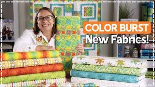 Fran’s NEW Color Burst Fabrics | Bonus FREE Pattern!