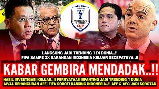 PSSI TERBARU‼️FIFA: KELUAR DARI AFF SECEPATNYA!! ERICK TOHIR SUDAH PUTUSKAN! PRESIDEN AFF SAKIT