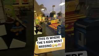 OMG‼️ 5 KIDS MISSING WENT MISSING AT CHUCK E CHEESE  #shorts