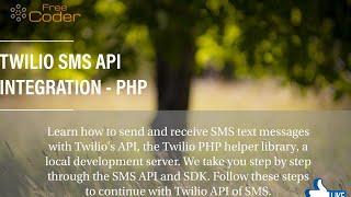 Twilio SMS API integration in PHP full Setup File.