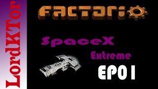 Factorio: SpaceX Extreme EP01 - 25x 16x 16x ... OMG