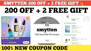 smytten 200 off + 2 free gift  || smytten coupon code