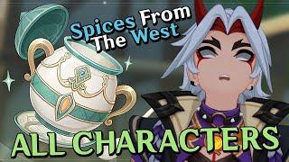 Spices From the West - All Characters Dialogue - Genshin Impact