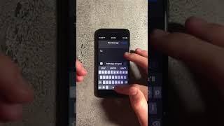 Top Secret iPhone Keyboard Hack #Shorts