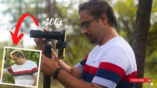 Biggest zoom Lens | Apexel 10x-300x Zoom In Zoom Out Mobile Phone Lens [Hindi]