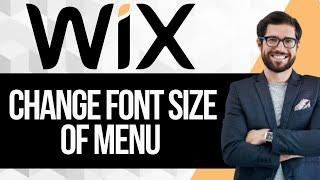 How to Change Font Size of Menu items in Wix