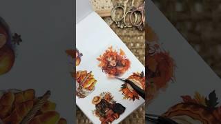 Dreaming of Autumn  Tiny Journal With Me | Scrapbook ASMR #shorts