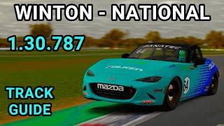 Track Guide Winton - National Mazda MX5 iRacing