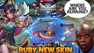 CRAZY LIFESTEAL! Prismatic Plume Ruby Collector Skin Rank Gameplay Mythical Glory!