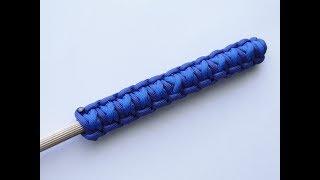 How to Make a "XOXO" Knot Paracord Handle/Walking Stick Wrap