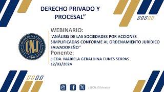 "ANÁLISIS DE SOCIEDADES POR ACCIONES  SIMPLIFICADAS CONFORME AL ORDENAMIENTO JURÍDICO SALVADOREÑO"