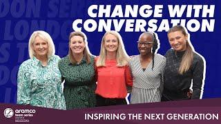 Change With Conversation Inspiring the Next Generation | Aramco Team Series London 2023