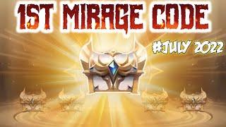 MIRAGE CODE ML ADVENTURE 2022 - CODE CHEST 2022 MOBILE LEGENDS ADVENTURE 1st