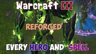 Warcraft III Reforged: All NEW Spells Effects - Every HERO PREVIEW