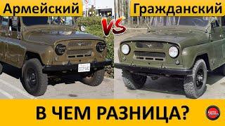 Чем армейский УАЗ-469 отличался от гражданского УАЗ-469?