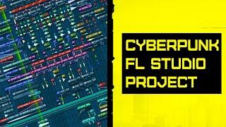 Cyberpunk Template Project for FL Studio Download flp.