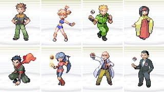 [Pokemon FireRed & LeafGreen] All Gym Leader Battles!!