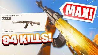 MAX LEVEL AK47.. 94 KILLS NUCLEAR GAMEPLAY! (NEW BEST AK-47 CLASS SETUP) - Black Ops Cold War