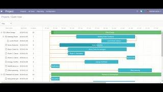 Odoo Gantt View (Community V12)