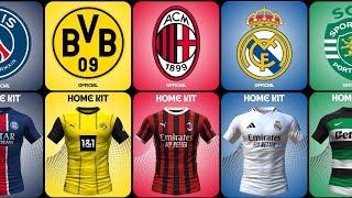 All Officially Confirmed Kits By The Clubs For Upcoming Season 2024-2025...