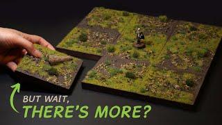 DnD Wilderness Terrain - Modular & Expandable. Plus EASY static grass!