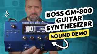 Boss GM-800 Guitar Synthesizer - Sound Demo