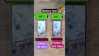 Samsung Galaxy S25 Ultra vs Galaxy S24 Ultra battery test!