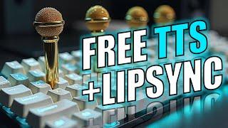 Free Text To Speech in Any Voice with Lipsync | E2 F5 TTS Tutorial + FaceFusion 3 | Zero Shot TTS