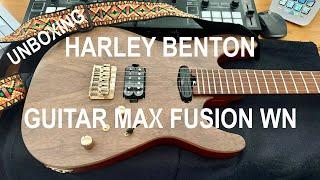 Unboxing Harley Benton Guitar MAX Fusion Signature WN