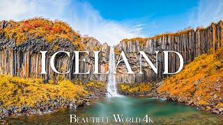 Iceland 4K - Experience Majestic Autumn Colors and Majestic Waterfalls - Calming Piano