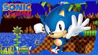 Sonic the Hedgehog (Origins) ⁴ᴷ Full Playthrough (All Chaos Emeralds, Sonic gameplay)