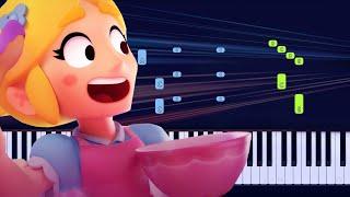 Brawl Stars Animation Piper's Sugar & Spice! Piano Tutorial