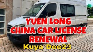 Renewal China car license Yuen long