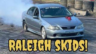 I put a ford territory diff in my cheap burnout car and took it to Raleigh skids!